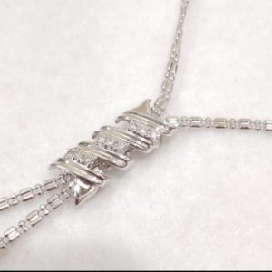 K18WG　　ネックレス　　ダイヤ　朝霞　リサイクルケイラック　買取　貴金属