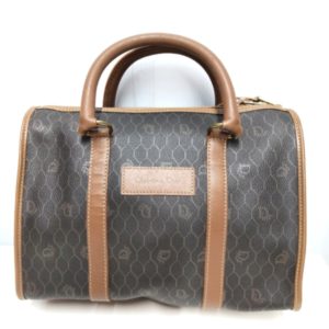 美品　クリスチャンディオール　ハニカム柄　ボストン　バッグ　