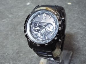 CASIO エディフィス 電波時計 5261 黒