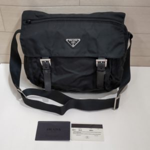 プラダ　ダブルベルト　ショルダーバッグ　B6671